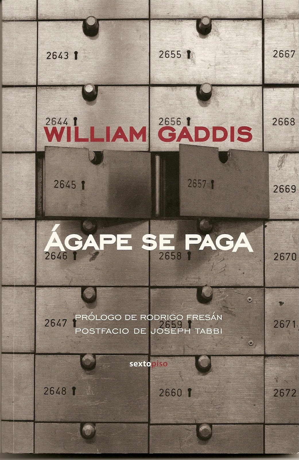 Ágape se paga de William Gaddis | Resumen + Opinión